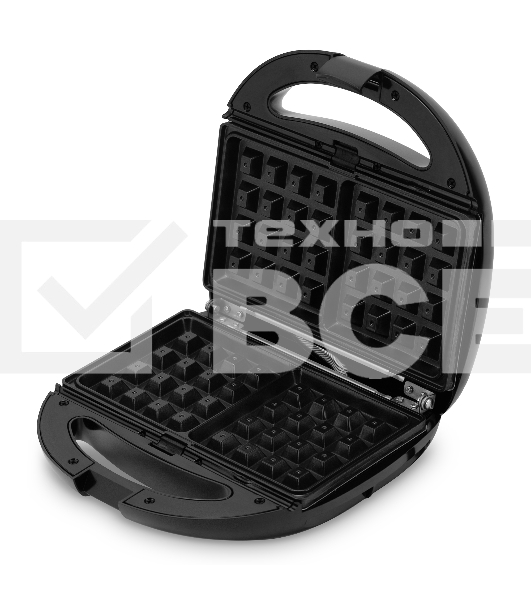 Вафельница Maxwell MW-1561 800Вт черный