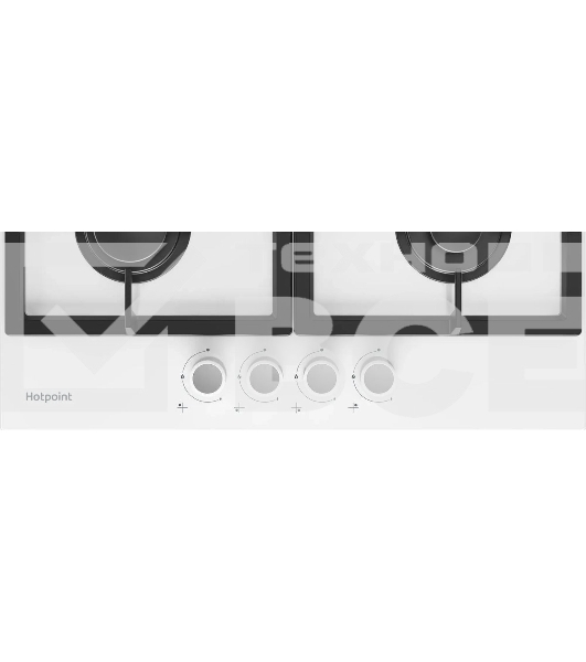 Газовая варочная панель Hotpoint HG 61F/WH, независимая, белый