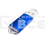 Флеш диск Maxvi MP 32GB USB 2.0 blue, монолит с колпачком, металл + ABS пластик, фото 1