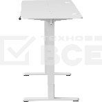 Стол для компьютера Cactus CS-EDL-WWT столешница ДСП, белый каркас белый, фото6