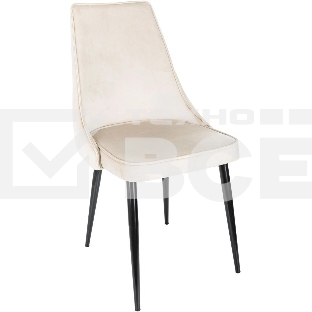 Стул для дома Бюрократ CH-K4 бежевый Holland 06 металл черный на ножках (CH-K4_1/HL07)
