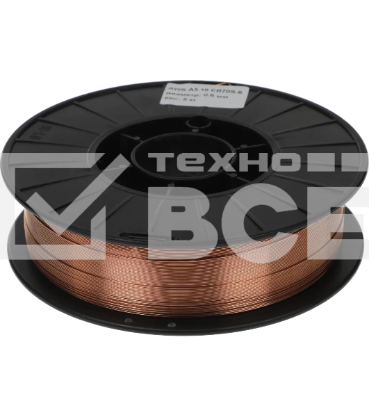 Проволока сварочная ELITECH 0606.010100 (стальная омедненная) 0.8мм масса 5кг