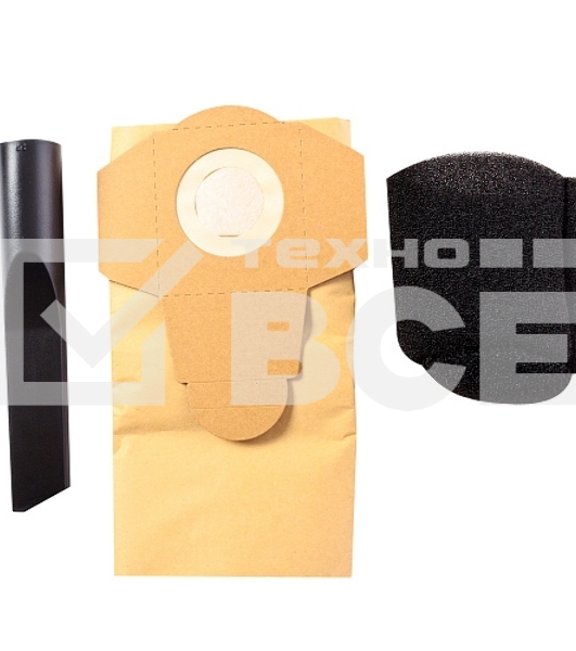 Строительный пылесос RedVerg RD-VC1000-15P 1200Вт (уборка: сухая/сбор воды) черный