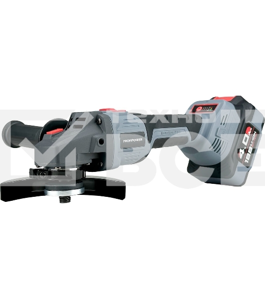 Угловая шлифовальная машина (УШМ) бесщеточная ProfiPower MKDGA-18V (Li-ion-2шт, 4.0А·ч, 125 мм, 0-9000 об/мин, З/У, в кейсе)