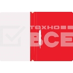 Папка-скоросшиватель Silwerhof Eco A4 прозрач.верх.лист пластик красный, фото2