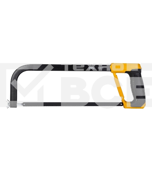 Ножовка по металлу Deli DL353712 300мм Режущая кромка Cr-V с высокочастотной термообработкой. Двухкомпонентная ручка.