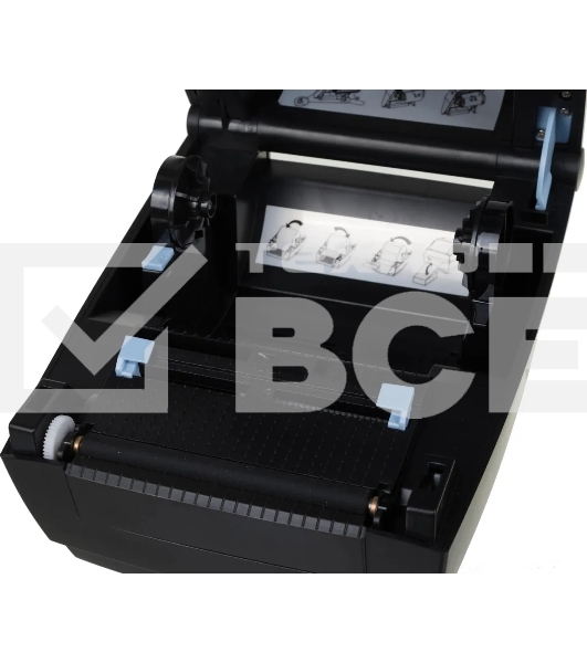 Термопринтер Mertech MPRINT TLP100 TERRA NOVA (для печ.накл.) стационарный черный