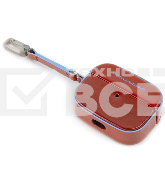 Чехол для наушников Piquadro Blue Square AC5308B2/CU4 темно-коричневый натур.кожа