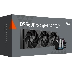 Система жидкостного охлаждения PcCooler DS360 Pro Digital ARGb Soc-AM5/AM4/1200/1700/1851 черный 4-pin 15-34.3dB Al LCD 310W Ret (D7-S360WBKN-GL), фото2