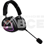 Гарнитура ASUS ROG Delta II чёрный, беспроводная + проводная, Bluetooth, подсветка, фото4