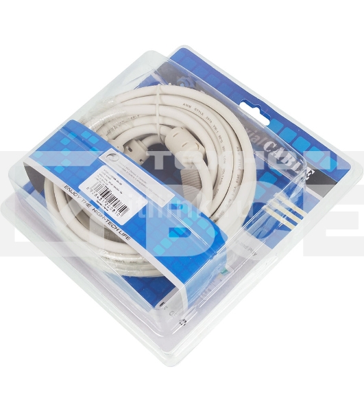 Кабель SVGA Ningbo CAB016S-10m VGA HD15 (m)/VGA HD15 (m) 10м феррит.кольца (CAB016S-10M-BR)