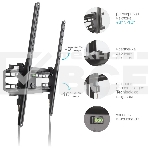 Кронштейн для телевизора Kromax FLAT-4 черный 22