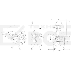Кресло игровое Cactus CS-CHR-030BL черный, сиденье черный, эко.кожа, с подголов. крестовина металл, пластик черный, фото13