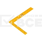 Угольник Denzel стальной, 200 мм х 300 мм, ультрафиолетовая печать (измерительная шкала), фото 1