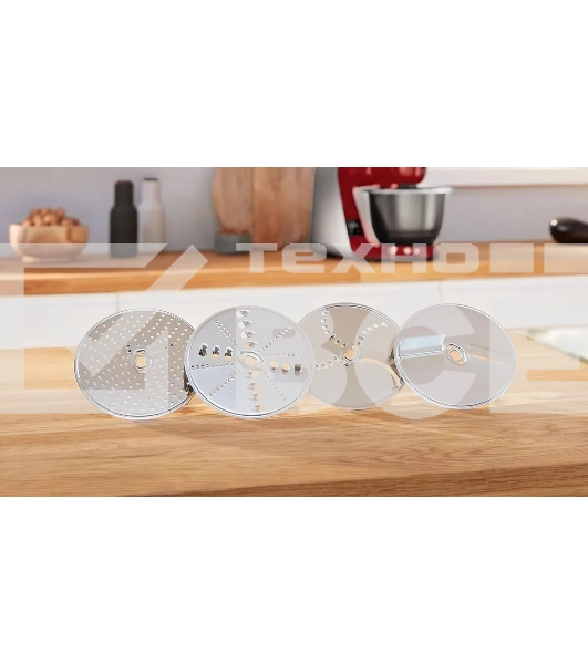 Кухонная машина Bosch MUM5X720 планетар.вращ. 1000Вт красный/серый