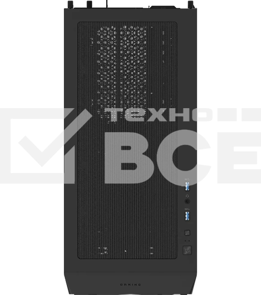 Компьютерный корпус Gigabyte C102B GB-C102G, без БП MicroATX 5x120мм 4x140мм 2xUSB3.0 audio bott PSU, черный