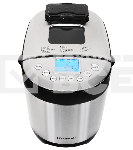 Хлебопечь Hyundai HYBM-4081 550Вт черный/серебристый