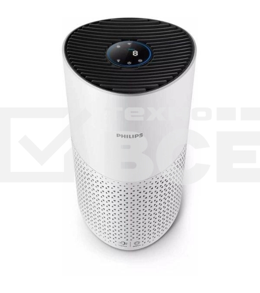 Увлажнитель-очиститель воздуха Philips AC1715/10 14Вт (ультразвуковой) белый/черный