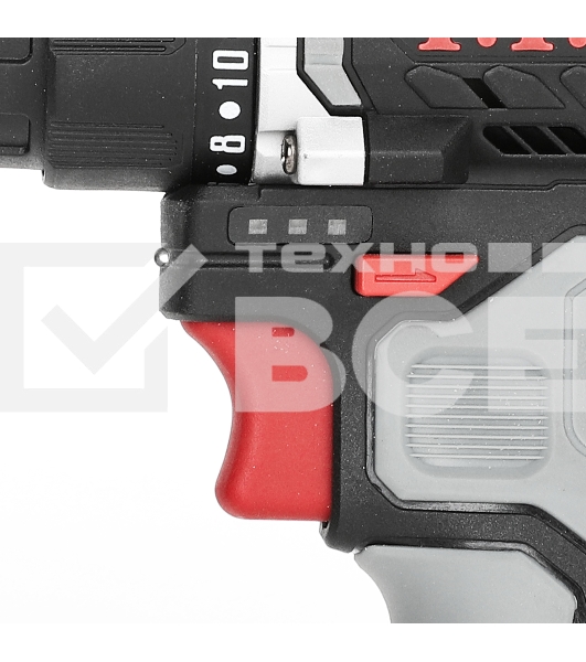 Дрель-шуруповерт аккумуляторная P.I.T. PBM12K-10B/1, Аккумуляторная, 12В