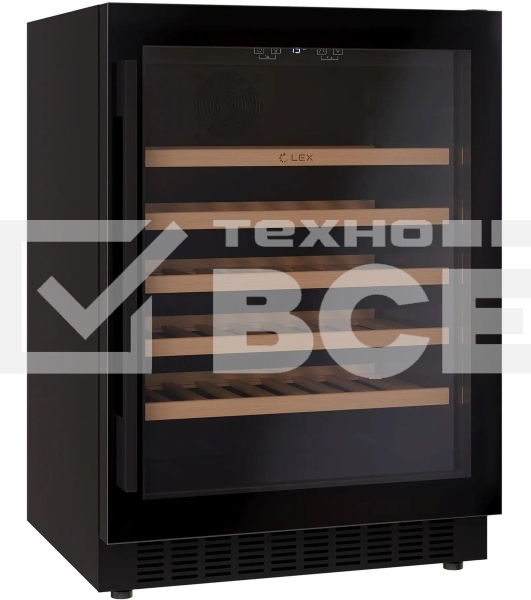 Винный шкаф LEX LWD6054BL 1-нокамерн. черный