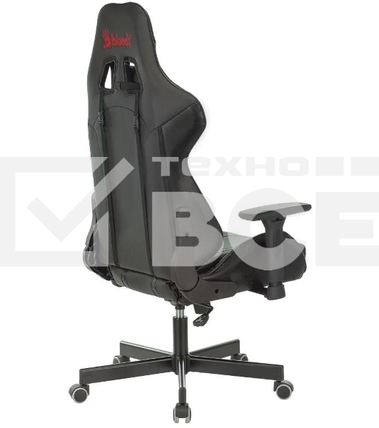 Кресло игровое A4Tech Bloody GC-600, черный, эко.кожа, крестовина металл