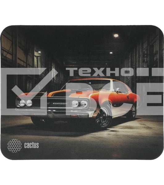 Коврик для мыши Cactus Orange Car 300x250x2мм (CS-MP-P06M)