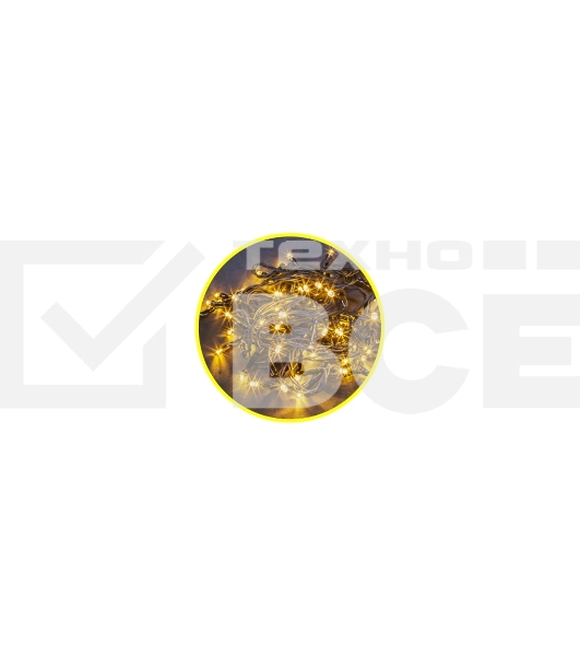 Гирлянда Navigator NGF-S01-200WW-10-21.5m-230-C8-BL-IP44