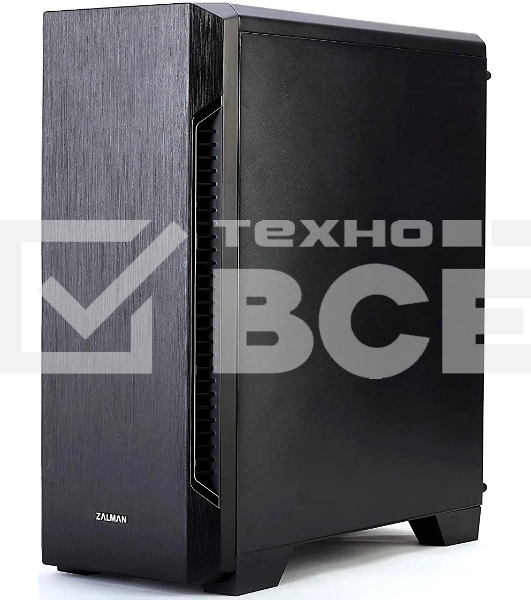 Компьютерный корпус MidiTower Zalman S3 TEMPERED GLASS WINDOW black