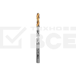 Сверло спиральное по металлу Denzel 5,5 x 93мм, Р6М5, Golden Tip, фото9