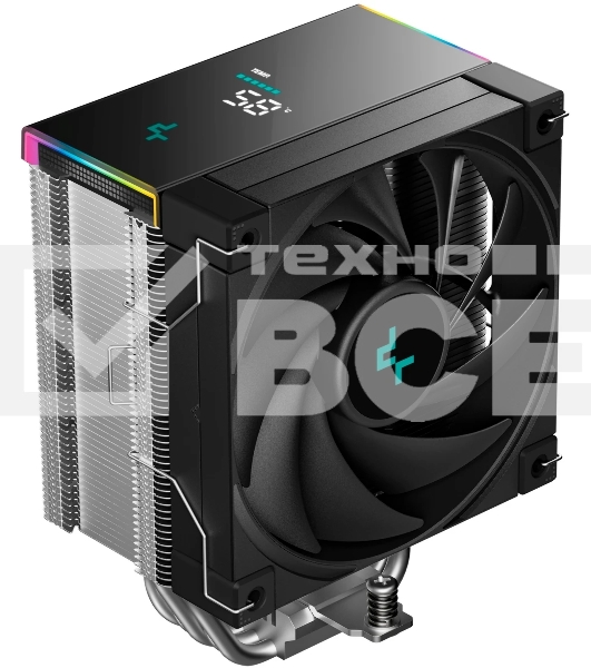 Кулер для процессора DEEPCOOL AK500S DIGITAL SE LGA20XX/1700/1200/115X/AM5/AM4 (12шт/кор, TDP 240W, PWM, Fan 120мм, 5 тепл. трубок, Copper Base, черный) RET (R-AK500S-BKADMN-GJD)