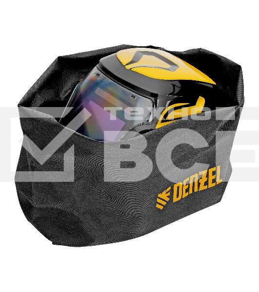 Щиток защитный лицевой (маска сварщика) Denzel F9, см. окно 100x60, Real Color, DIN 4-8/9-13