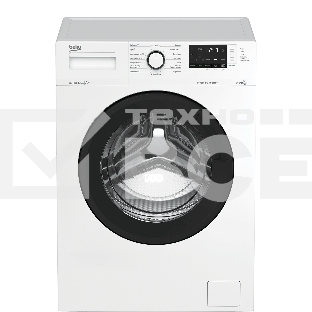 Стиральная машина WSRE8612XAWI 7322910002 BEKO белый, загрузка фронтальная 8 кг, 1200 об/мин, класс: А