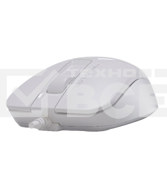 Мышь проводная A4Tech Fstyler FM12 белый, 1200 dpi, USB, кнопки - 3