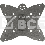 Кронштейн для телевизора Holder LCDS-5049 металлик, 19'-32' макс. 30 кг, настенный, фиксированный, фото 1