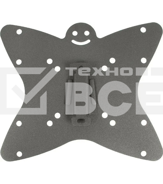 Кронштейн для телевизора Holder LCDS-5049 металлик, 19'-32' макс. 30 кг, настенный, фиксированный