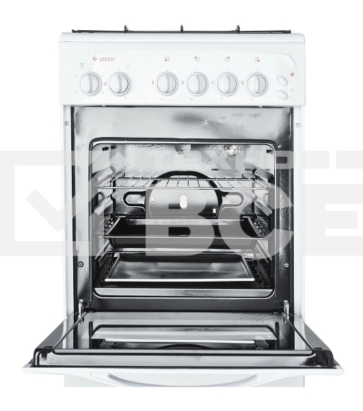 Плита газовая Gefest ПГ 3200-05 белый, конфорок 4 шт, духовка 42 л, 50 см x 85 см x 57 см
