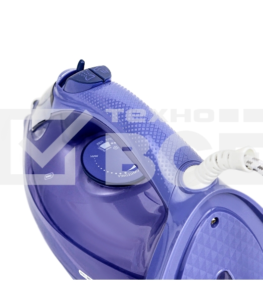 Утюг Centek CT-3300 фиолетовый, 2800 Вт, 60 г/мин, 190 г/мин, 600 мл