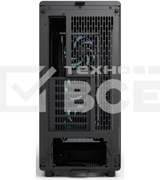 Корпус Fractal Design Epoch Black TG RGB Light Tint, Midi-Tower, чёрный, 3 x 120 мм