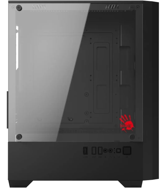 Корпус Bloody CC-124-BK, Mini-Tower, чёрный
