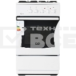 Плита комбинированная Flama RK 23-105 W белый, конфорок 4 шт, духовка 50 л, 50 см x 85 см x 60 см, фото2