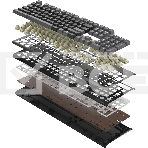 Клавиатура A4Tech Fstyler FS100 Neon проводная, USB, черный, фото2