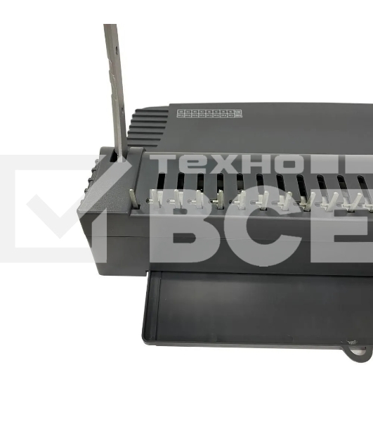 Переплетчик Office Kit B2108N A4/перф.8л.сшив/макс.200л./пластик.пруж. (6-22мм)