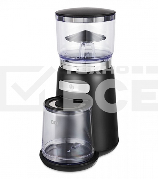 Кофемолка BQ CG2001 Black, Мощность 120 Вт, Жерновая система помола, 20 степеней помола