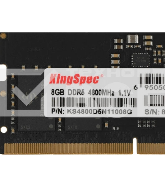Оперативная память KingSpec, DDR5, 8GB (1x8 GB), 4800 MHz, CL40, SO-DIMM