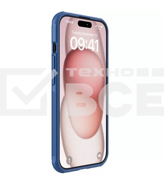 Чехол Super Frosted Shield Pro, синий, (AP IP15)