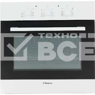 Духовой шкаф электрический Hansa BOEW681021 белый, встраиваемый