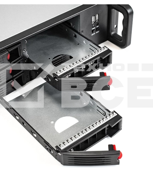 Корпус для сервера монтируемый в стойку ExeGate Pro 2U650-HS09 RM 19
