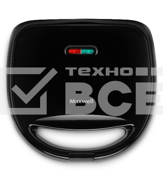 Вафельница Maxwell MW-1561 800Вт черный
