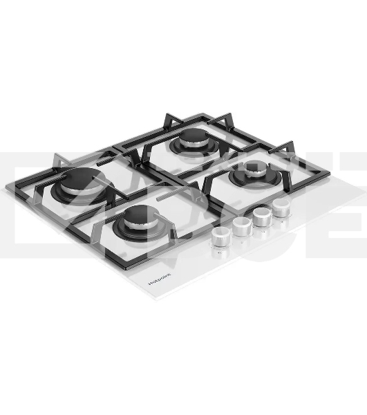 Газовая варочная панель Hotpoint HG 61F/WH, независимая, белый