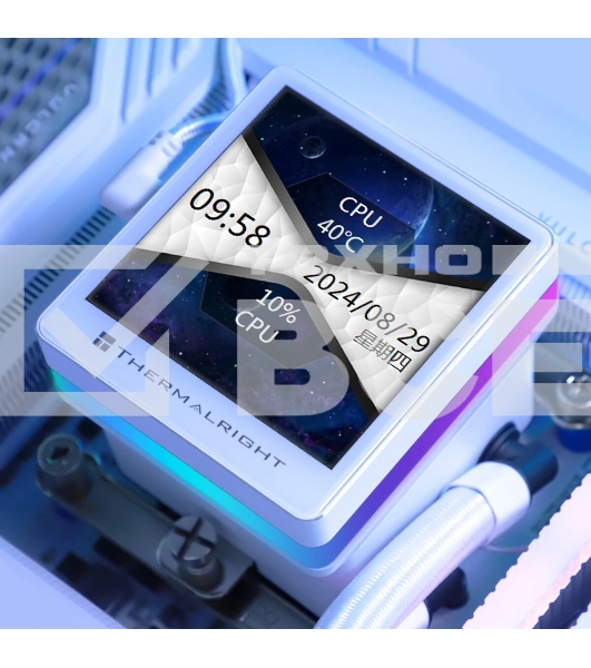 Система водяного охлаждения Thermalright Grand Vision 360 ARGB Soc-AM5/AM4/1151/1200/2066/2011/1700 белый 4-pin 29.6dB Al LCD Ret (G-VISION-360-WH-ARGB)